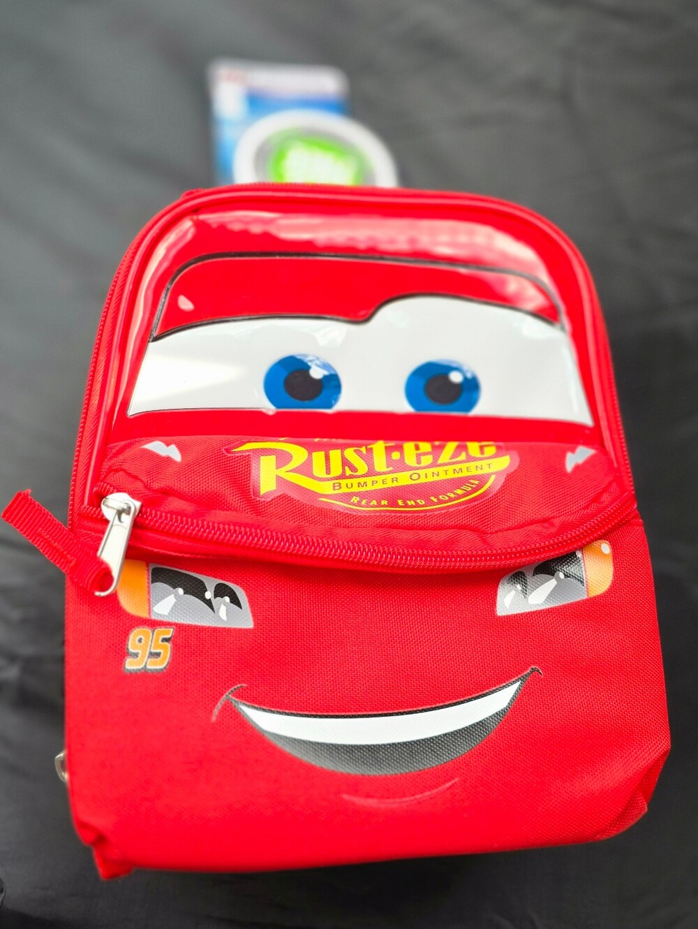 NWT Insulated Kids Lightning McQueen Car Character Lunch Bag SUMMER ROADTRIP